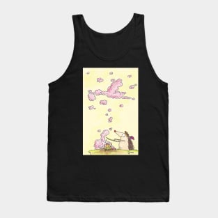 Announce baby girl greeting card by Nicole Janes Tank Top